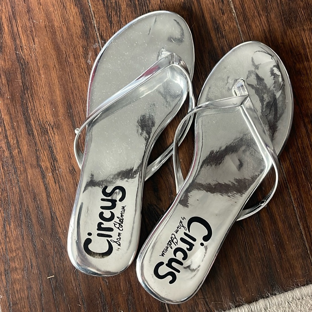 Sam Edelman Circus silver sandals
